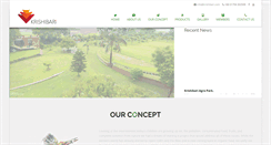 Desktop Screenshot of krishibari.com